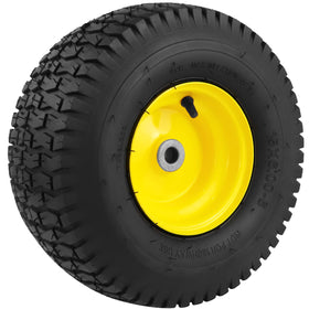 Aremae tire supports up to 570 lbs load for steady mowing tasks.