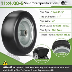 Aremae universal adapter kit shown with tire for easy installation.