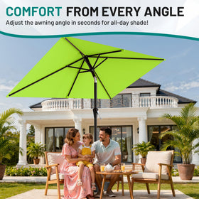 AreShark powder-coated iron pole stands tall outdoors.