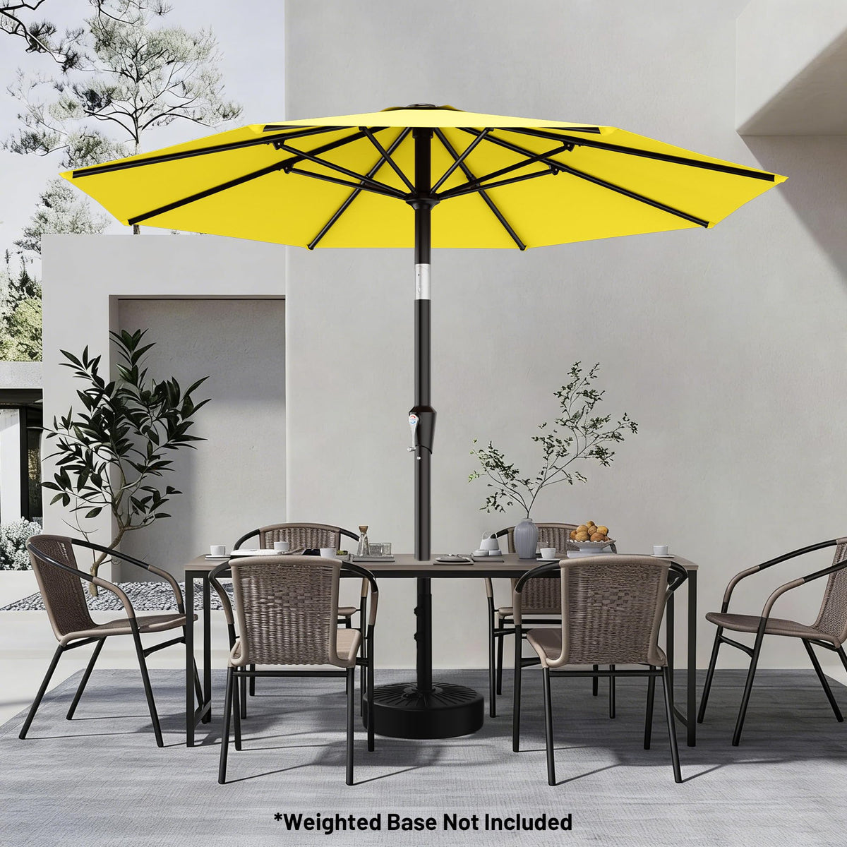 AreShark powder-coated iron pole enhances durability outdoors