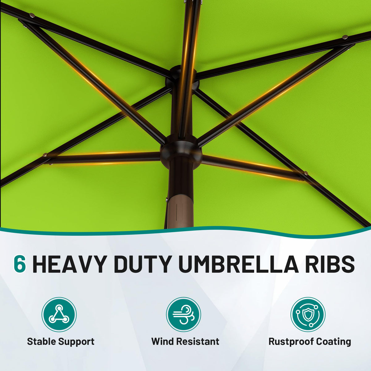 AreShark canopy resists water and UV rays for color retention.