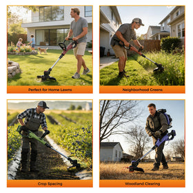AretiTrin long 837ft spool supports extended lawn care sessions