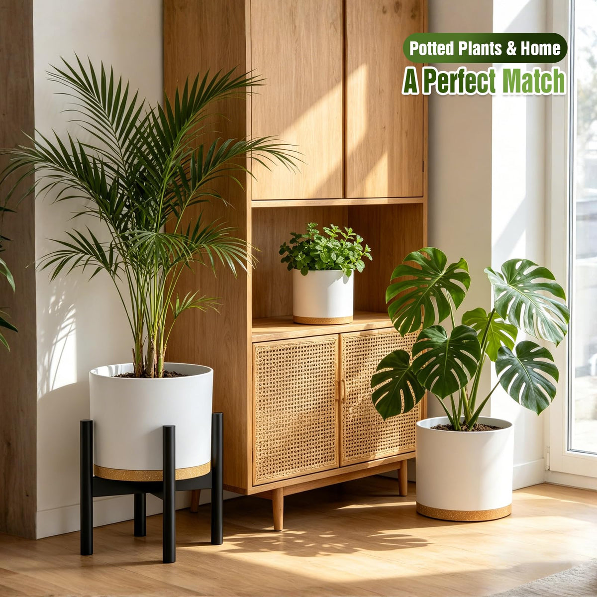 Areutxbis pots with 40-hole drainage base promotes healthy roots