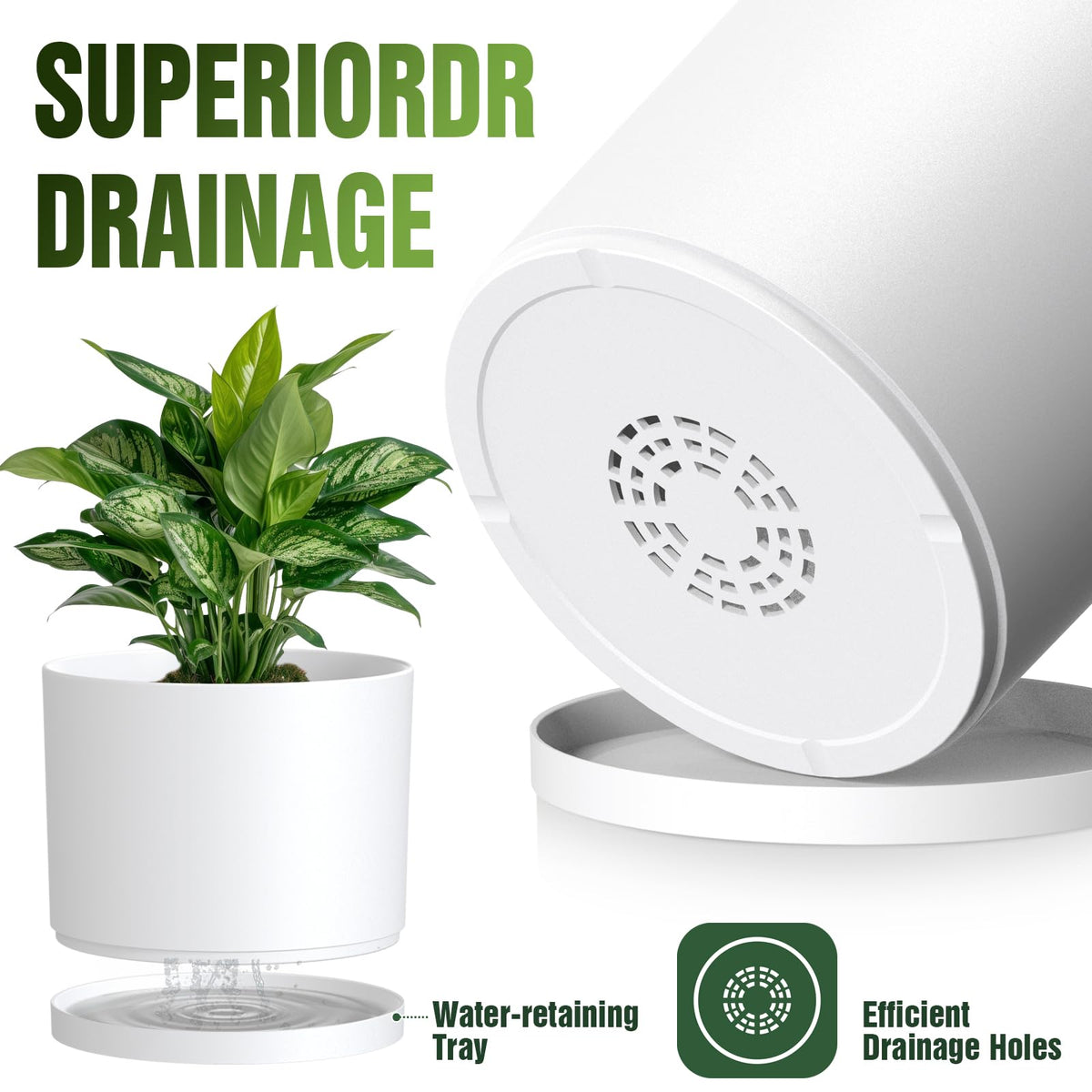 Areutxbis matte finish cylindrical design complements modern interiors.
