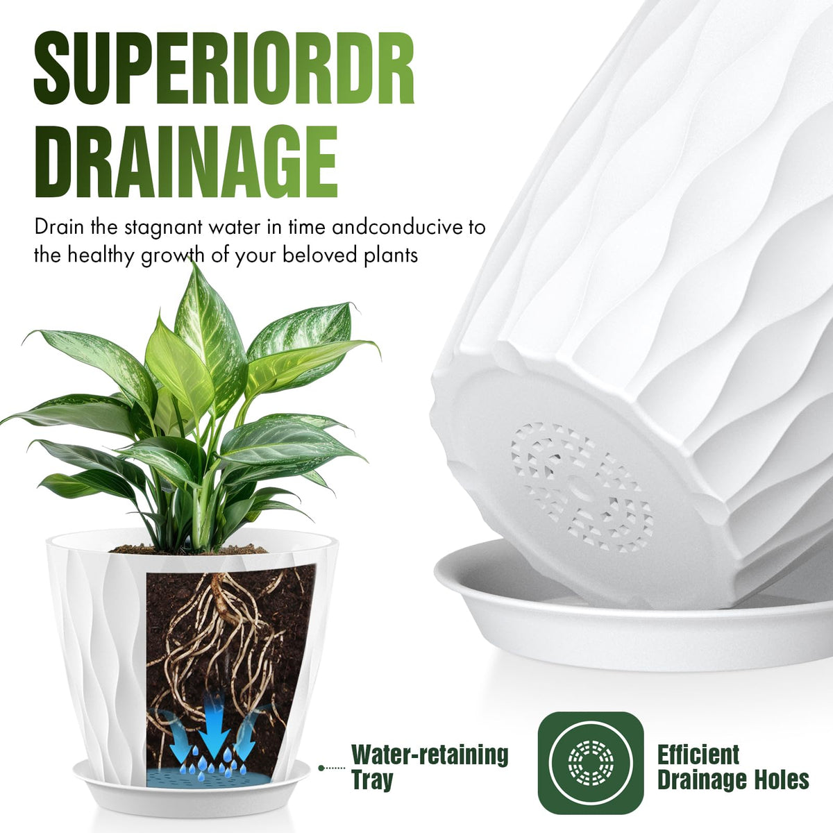 Areutxbis weatherproof PP material resists fading and cracking