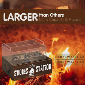 Arflo S'mores Station Multiuse Storage supports shelves and small items.
