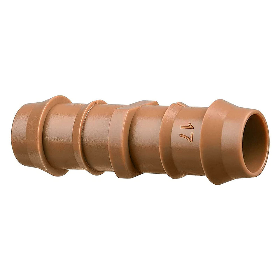 Arfun 20-pack barbed coupling fittings for 1/2 inch tubing provide secure connections.