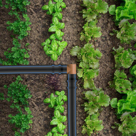 Arfun easy-install drip elbow simplifies irrigation assembly