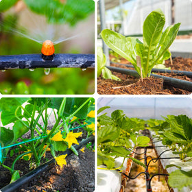 Arfun versatile application for garden, greenhouse, and lawn irrigation.
