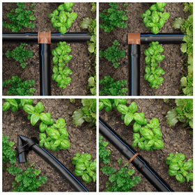 Arfun garden irrigation kit supports efficient watering for greenhouse and patio setups.