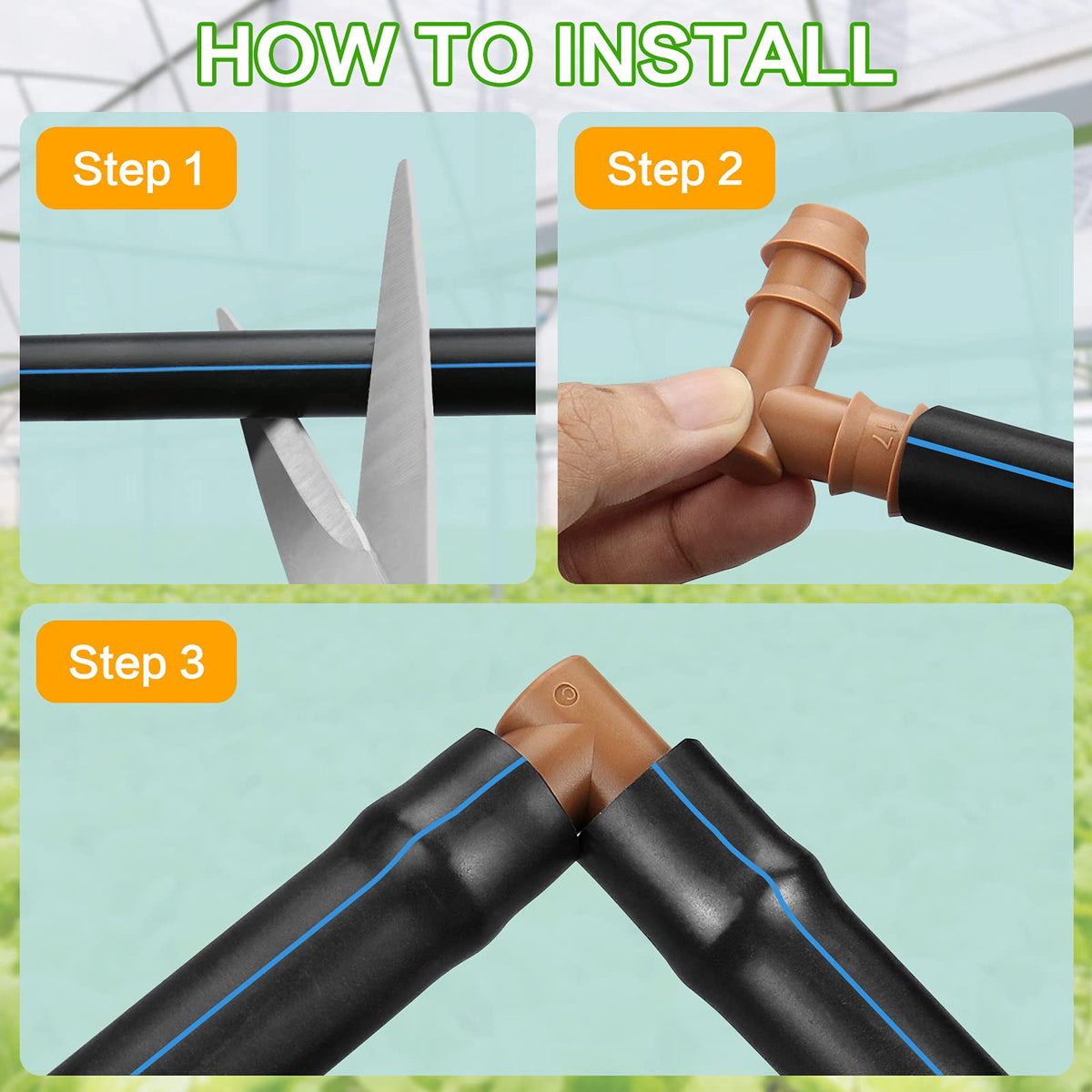 Arfun plastic drip elbow is durable for long-lasting irrigation setups