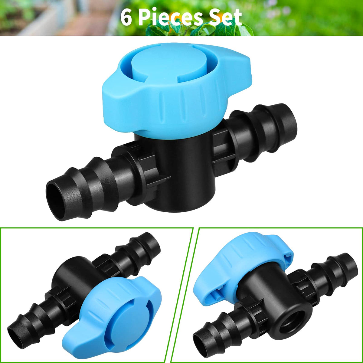 Arfun barbed-connection valve enables easy installation on 1/2 inch lines