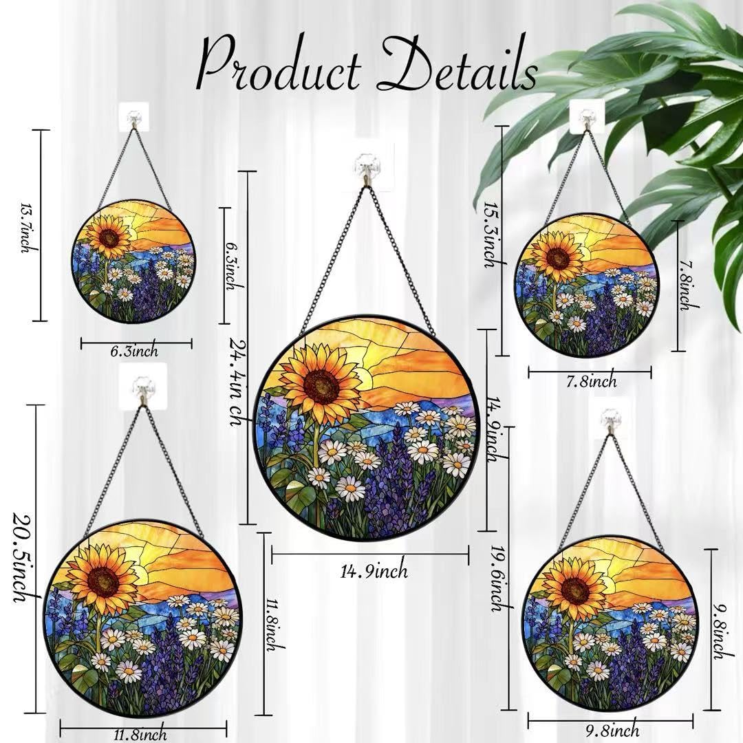 Argodaze glass art sun catcher makes a thoughtful gift for mom or friend.