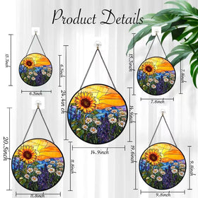 Argodaze glass art sun catcher makes a thoughtful gift for mom or friend.
