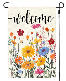 ARGOOFG Spring Daisy Flag for a bright, welcoming outdoor display.