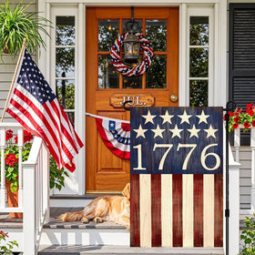 ARGOOFG 1776 USA garden flag, double-sided design for clear visibility from both sides.