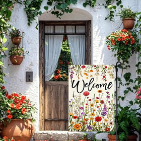 ARGOOFG double-sided garden flag ensures visibility from both sides