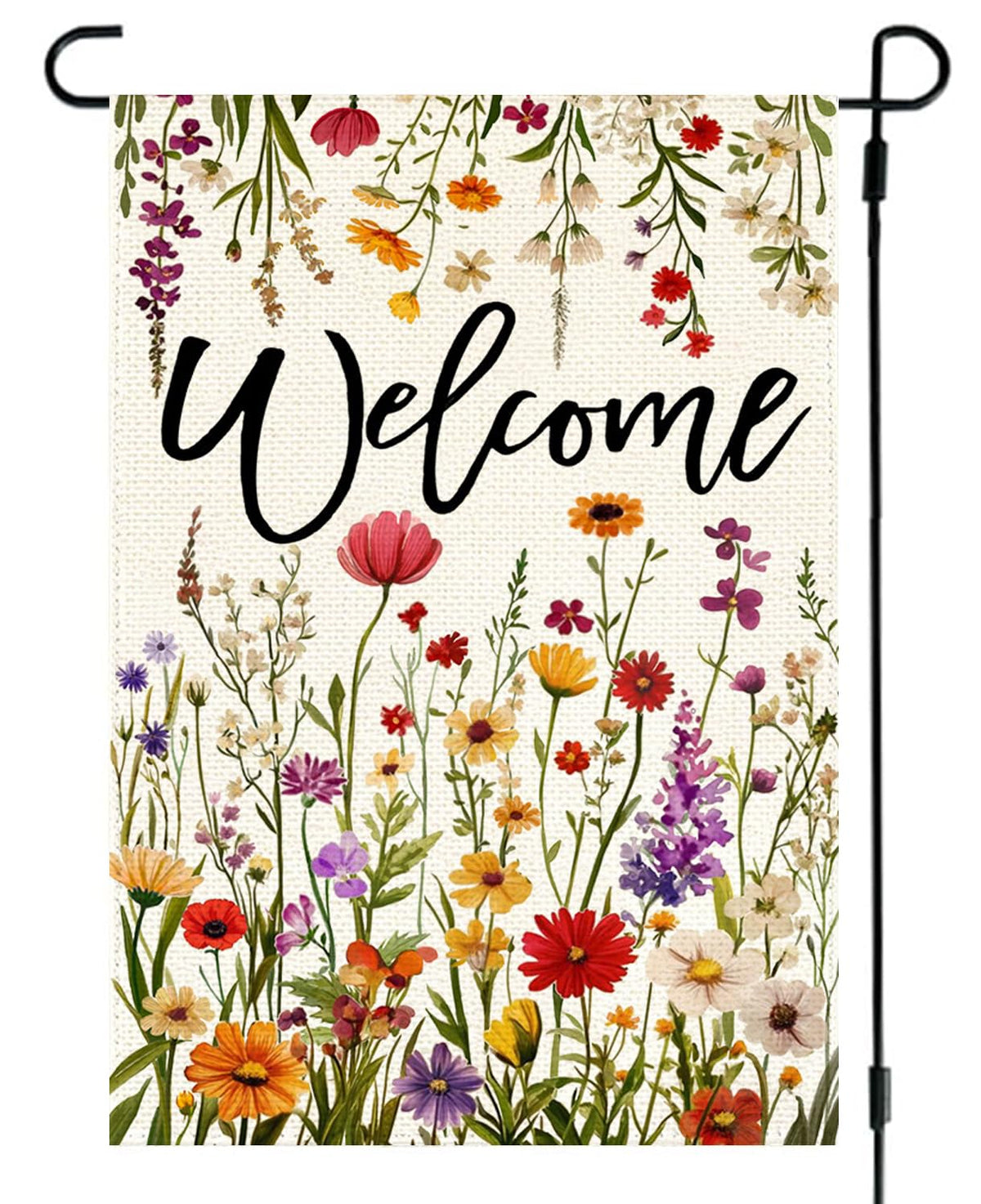 ARGOOFG flower garden flag daisy, bright welcome for your porch