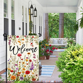 ARGOOFG spring decor enhances entryway or garden welcome