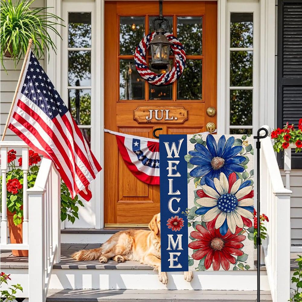 ARGOOFG 12x18 inch flag is easy to read from across the yard.