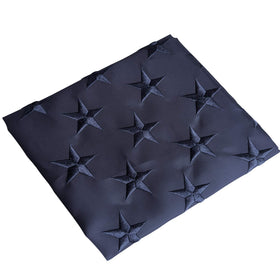 Aria flag with brass grommets and UV fade resistance for longevity.