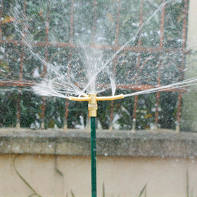 ARICOR easy installation with spike inserted into soil
