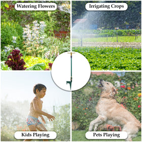 ARICOR sprinkler doubles as a playful water feature for kids and pets
