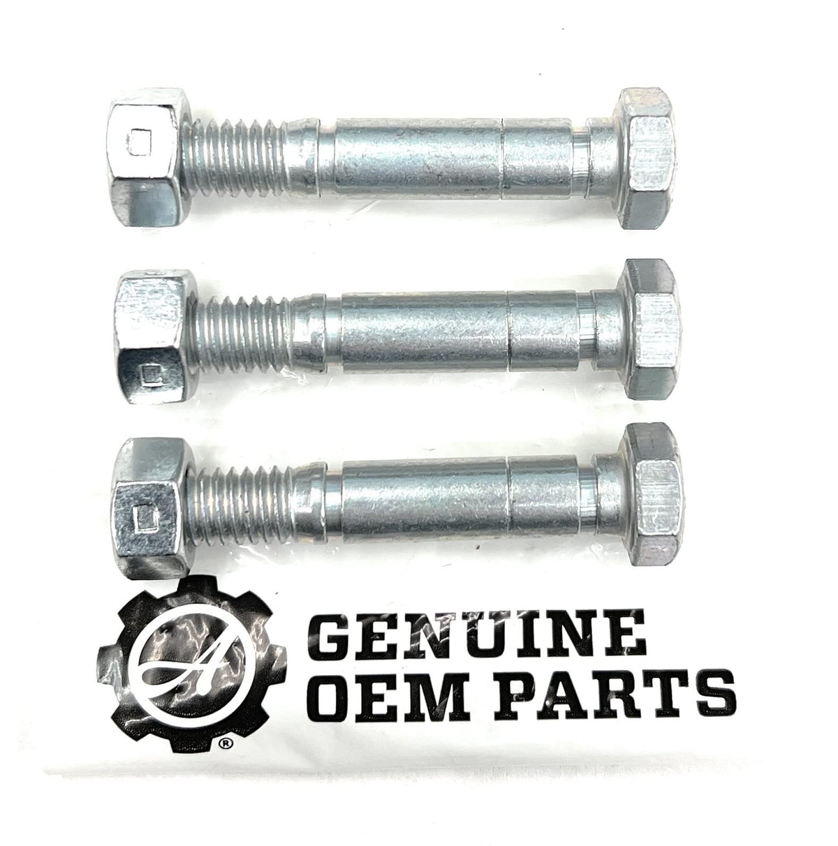 Ariens 52100100 deluxe snow blower shear bolts and nuts in a 3-pack for reliable maintenance.