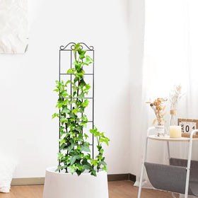 ARIFARO 37.5-inch trellis suitable for indoor and outdoor use in various garden spaces.