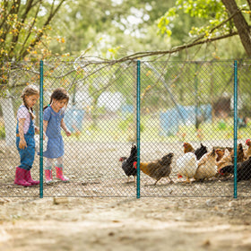 ARIFARO corner-anchor posts keep fences aligned and taut