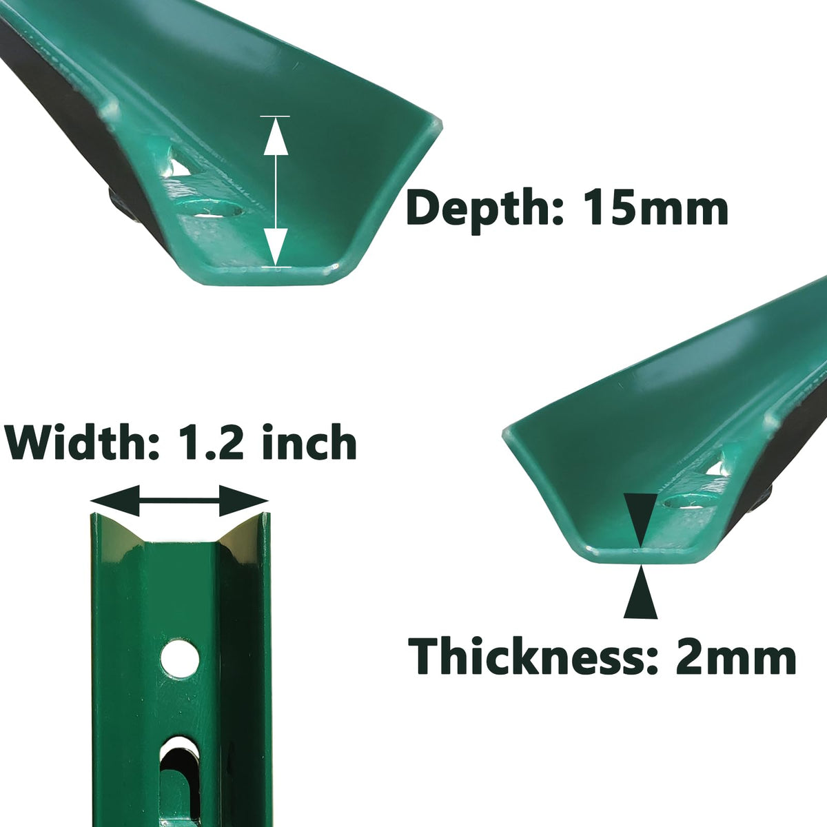 ARIFARO gatepost option for stable gate mounting and entryways.