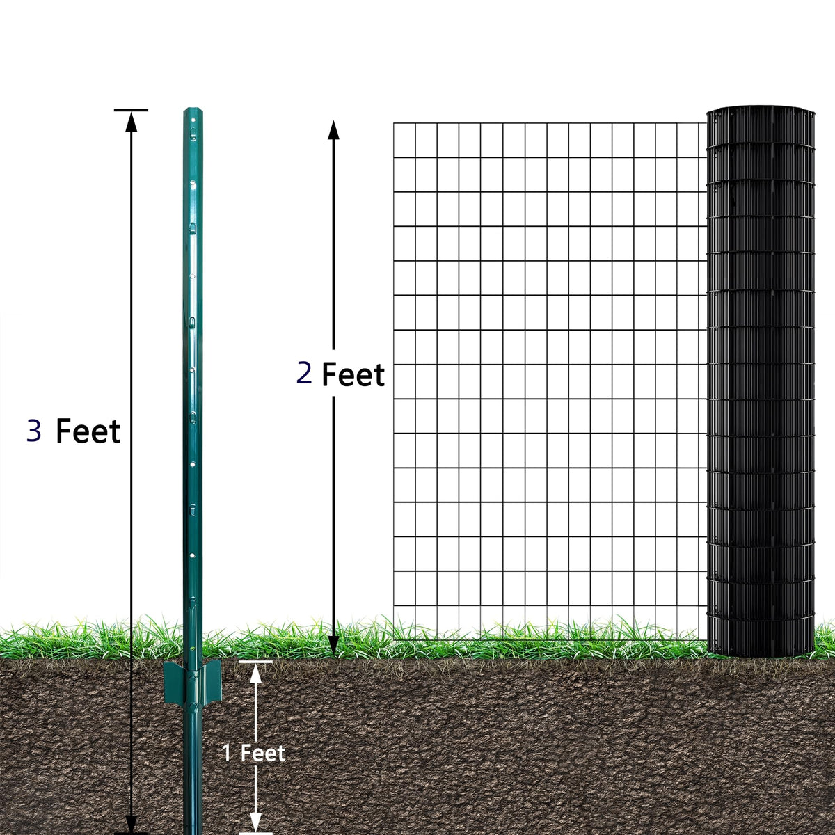 ARIFARO no-dig installation posts simplify setup with light toolwork
