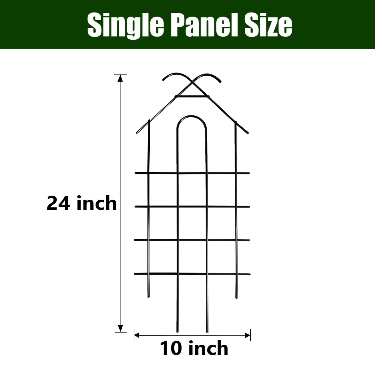 ARIFARO trellis for potted plants provides ivy and vine support.