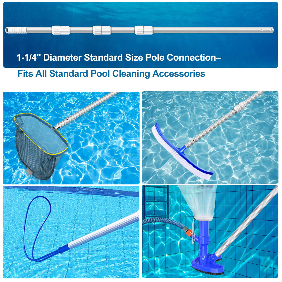 ARLBA twist-lock extension enables quick setup and compact storage.