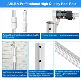 ARLBA universal-fit end for skimmers, nets, and brushes.