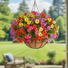 Arlinya full design 12-branch hanging flowers — dramatic fullness from every angle