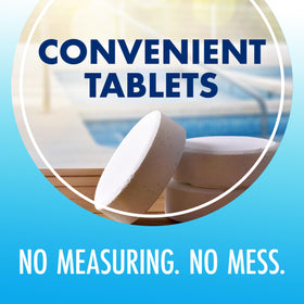 Close-up of Clear Balance label for simple pool care