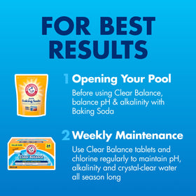 Pool maintenance steps with Clear Balance in use