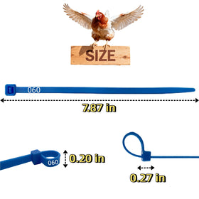 ARMLCL laser-engraved poultry tags maintain clear identification over time.