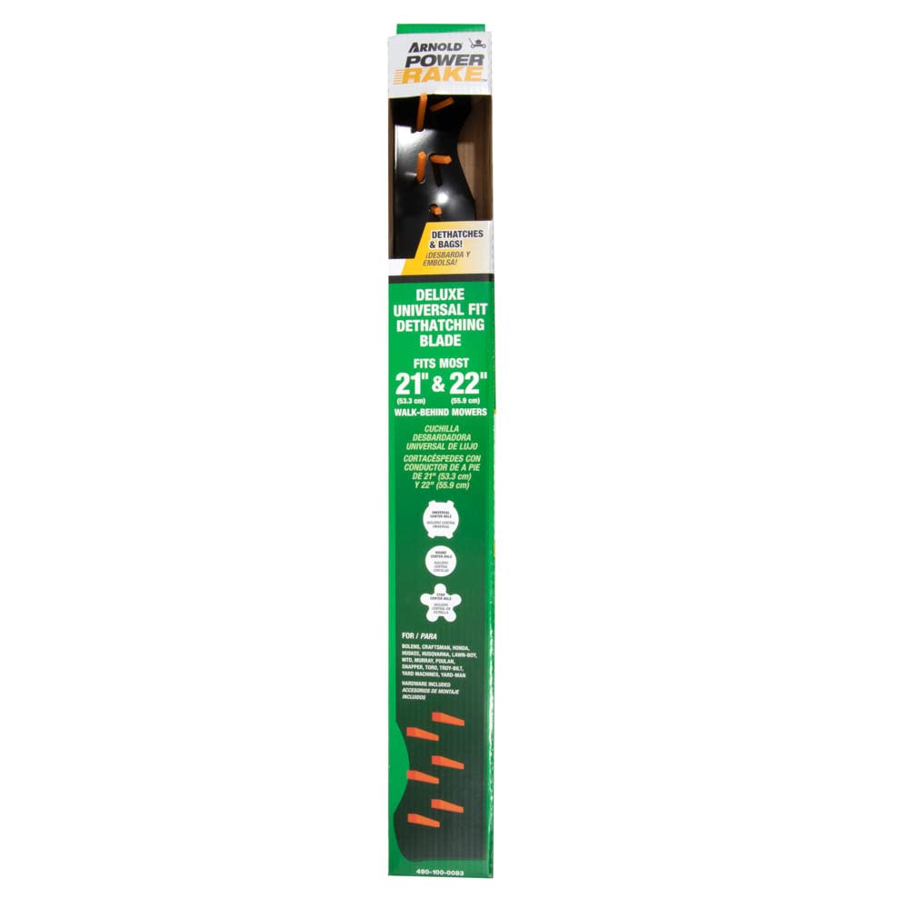 The bundle supports mulching, raking, and bagging with simple adjustments.