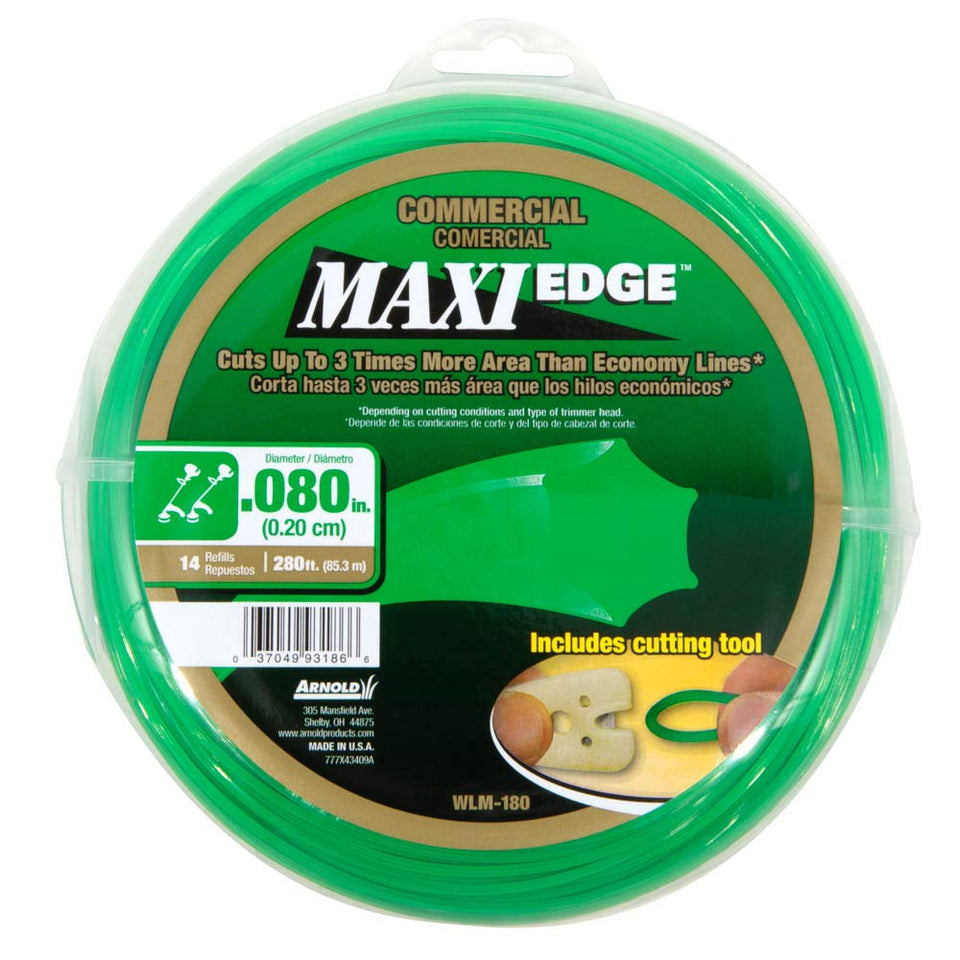 Arnold WLM-180 blue 6-point-star line for quicker cuts.