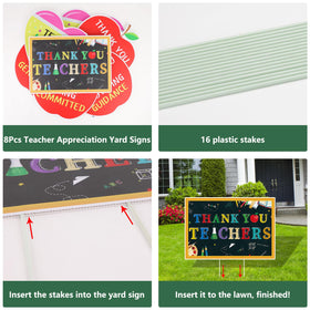 Arosche heart design yard sign adding festive touch to yard or classroom.