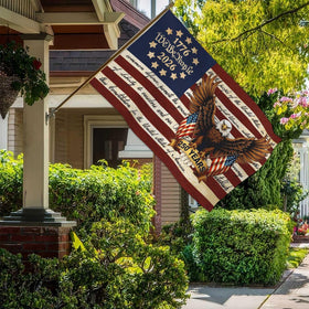 Aroxtms flag with brass grommets and reinforced stitching for durability.