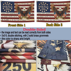 Aroxtms patriotic decor flag ideal for front porch displays.