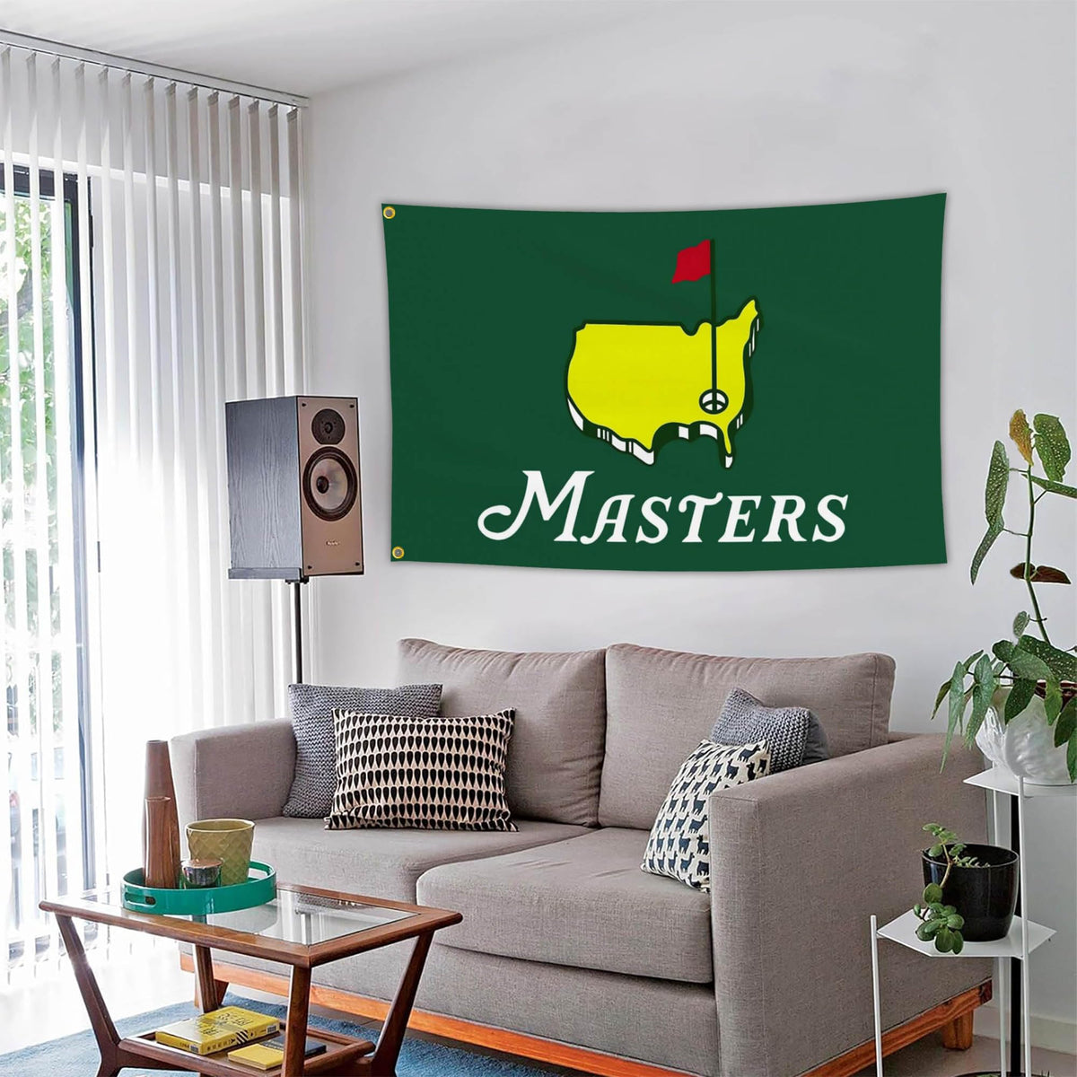Aroxtms golf flag double-sided design with vivid colors from front