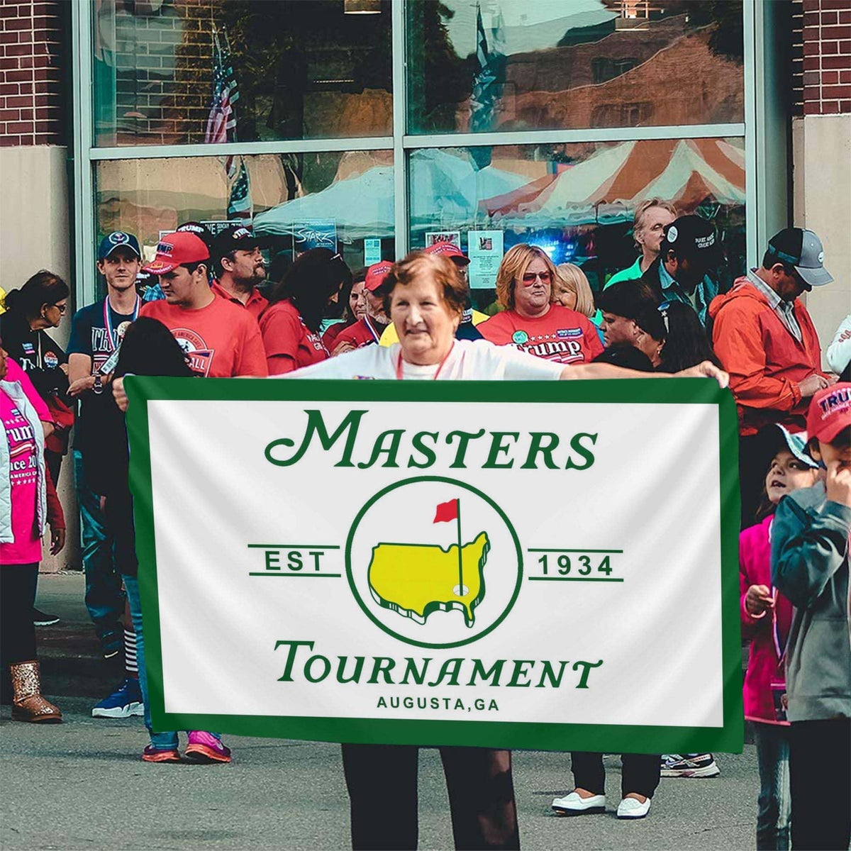 Aroxtms golf flag 3x5, double-sided print with sharp colors on the front
