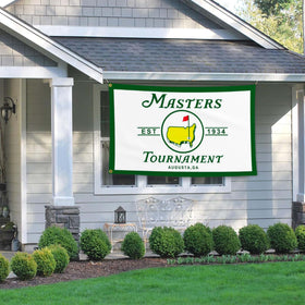 Aroxtms golf flag 3x5 displayed on porch, welcoming guests with style