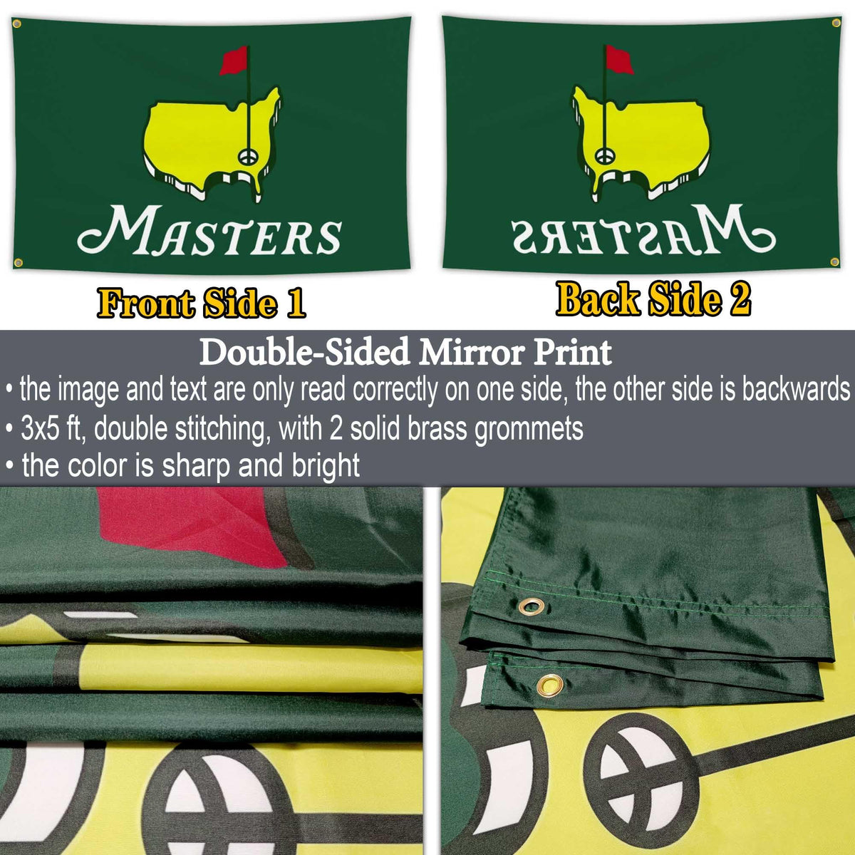 Aroxtms golf flag ready-to-use dorm or room decor