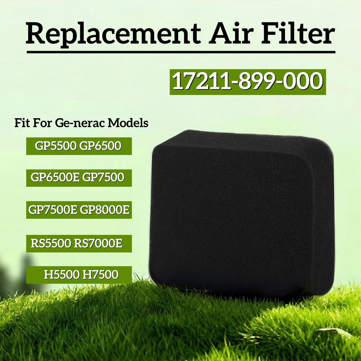 Arpisziv GP8000E packaging view air filter ready for installation