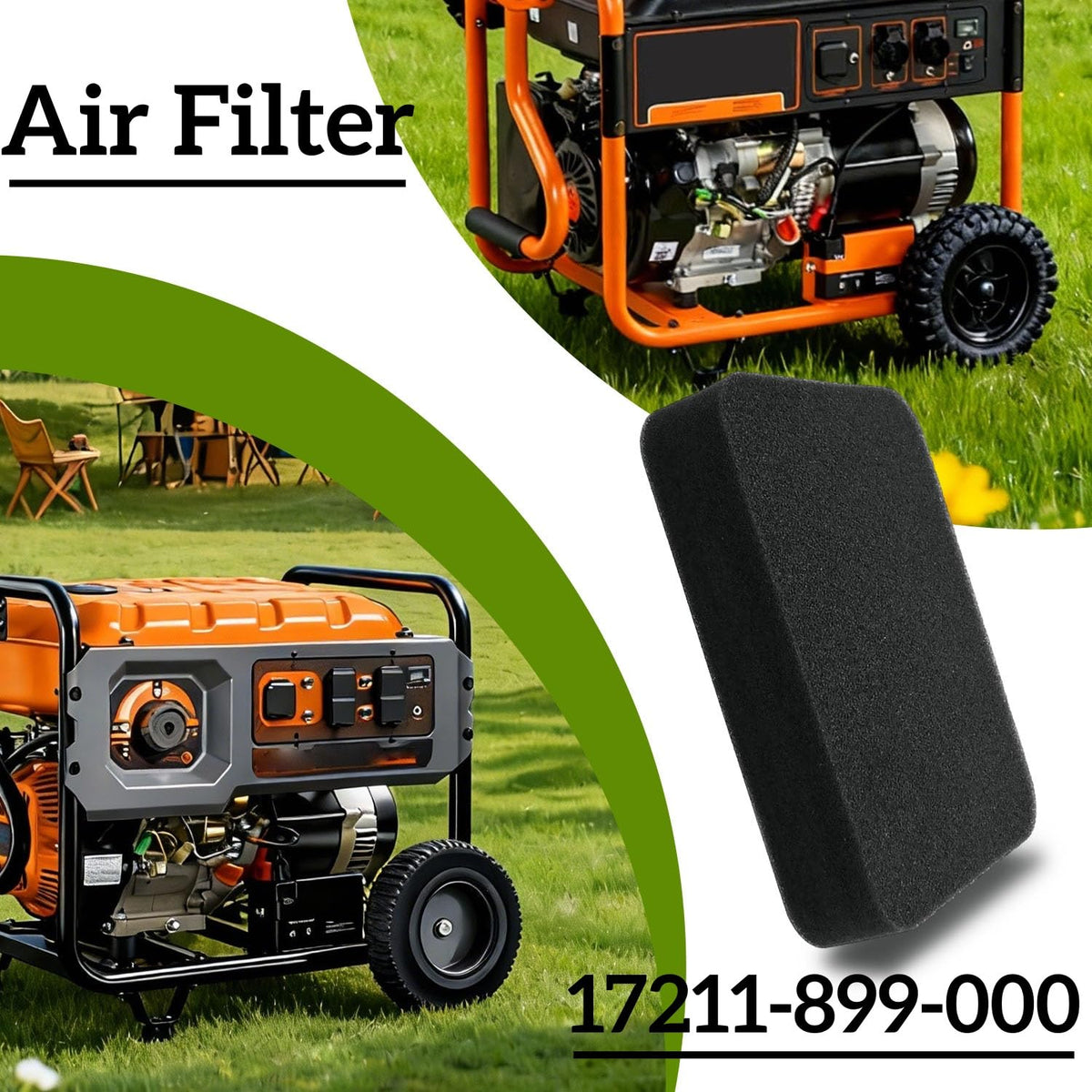 Arpisziv GX390 close-up air filter highlights filtration detail